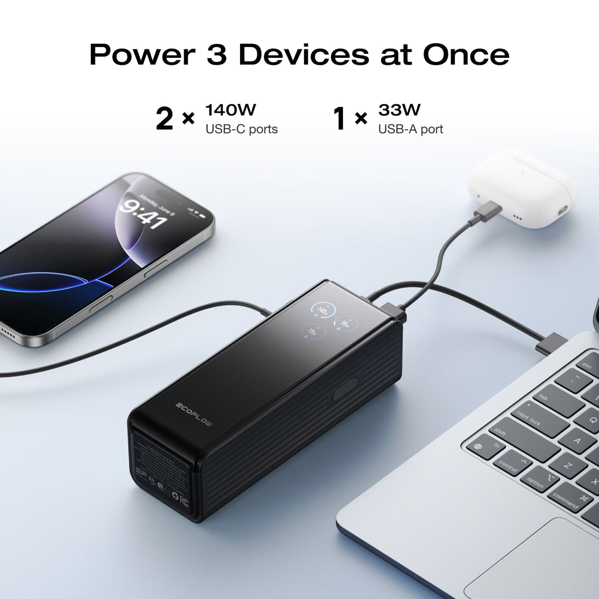 EcoFlow RAPID Power Bank (25,000mAh, 170W)