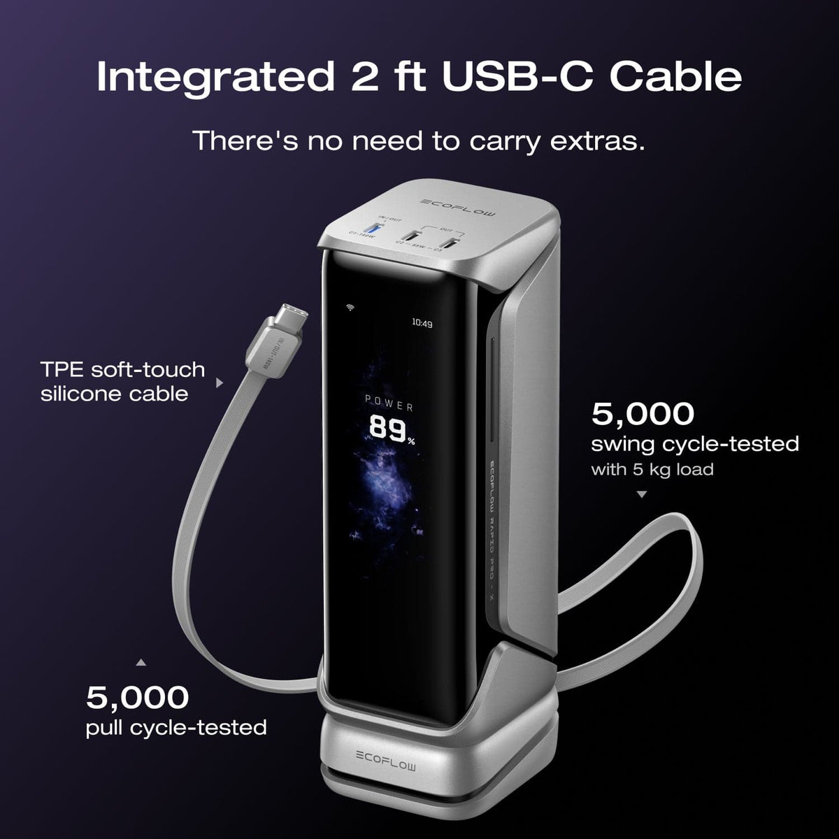 EcoFlow RAPID Pro X Power Bank (27,650mAh, 300W)